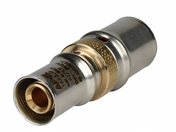SFP-0004-002016 STOUT Муфта соединительная переходная 20х16 для металлопластиковых труб прессовый