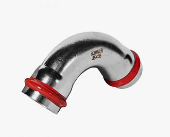 RSS-0003-000035 ROMMER Угольник 90° ВПр-ВПр, 35, из нержавеющей стали прессовой