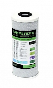 Картридж угольный брикет 10" (СР) Kristal Filter Big Blue (1/12)