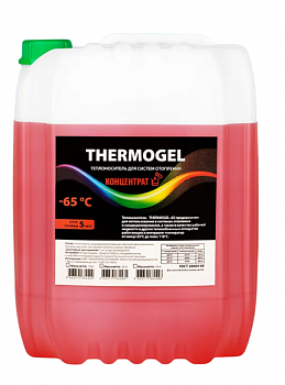 Теплоноситель THERMOGEL Этиленгликоль -65 10 кг красный