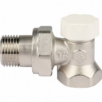 SVL-1156-000015 STOUT Клапан запорно-балансировочный, угловой 1/2"