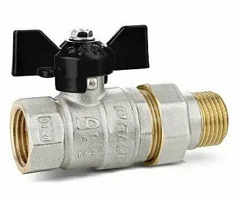 Кран шаровой латунный американка LD Pride 47.20.В-ГШ.Б
